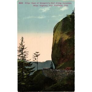 Vintage Postcard‎ Shepperds Dell Columbia River Highway Oregon Unused